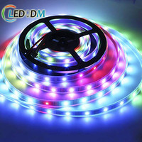 Tira de luces led resistente al agua IP68, rgb, RGBW, 60/96/144 píxeles, 5v, 12v, 24v, ws2812b, 2815, 2813, DMX512, direccionable