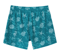 Shorts de plage pour hommes personnalisés, deux en un, combinant un tissu prêt à la baignade et un soutien intérieur confortable