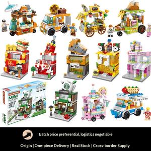 Juguete de Construcción de Ciudades en Miniatura, con Diseño de Calle, de Plástico, para Niños y Niñas, Regalo Creativo con Temática de Transporte - Product Image 2