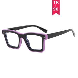 <span class=keywords><strong>ADE</strong></span> Wu แว่นตาออพติคอล TR90เจลลี่ KDD5202ใสกรอบสี่เหลี่ยมสองสีใสแว่นตาคอมพิวเตอร์กันแสงสีฟ้า - Product Image 5