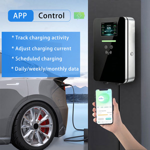 <span class=keywords><strong>Borne</strong></span> de recharge murale intelligente RFID Type 2 7kW 11kW 22kW pour véhicules électriques avec contrôle d'accès - Product Image 3