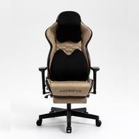 Chaise de bureau en cuir OEM ODM à dossier haut avec hauteur réglable et inclinable, chaise de jeu moderne confortable pour adultes