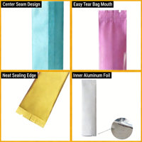 Sac sous vide transparent flexible Yihe, résistant à l'humidité, scellable à chaud, en BOPP, réutilisable, emballage plastique imprimé en héliogravure pour aliments