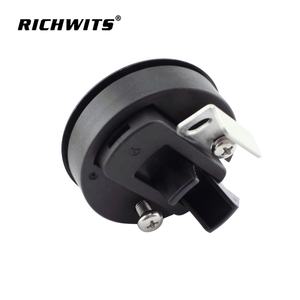 Kunci Slam Pull Flush Latch nilon plastik hitam untuk RV Boat <span class=keywords><strong>Marine</strong></span> Deck Hatch 1/2 "perangkat keras kabinet pintu - Product Image 5