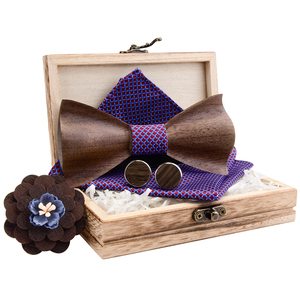 Vente en gros de noeuds <span class=keywords><strong>papillon</strong></span> en <span class=keywords><strong>bois</strong></span> faits à la main personnalisés pour hommes et ensemble de mouchoirs carré en soie et ensembles de boutons de manchette en <span class=keywords><strong>bois</strong></span> - Product Image 2