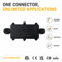 Boîtier de jonction étanche IP68 M686-2B 2 voies Greenway PC 24A 450V à vis ou sans vis, certifié CE ETL UKCA RoHS