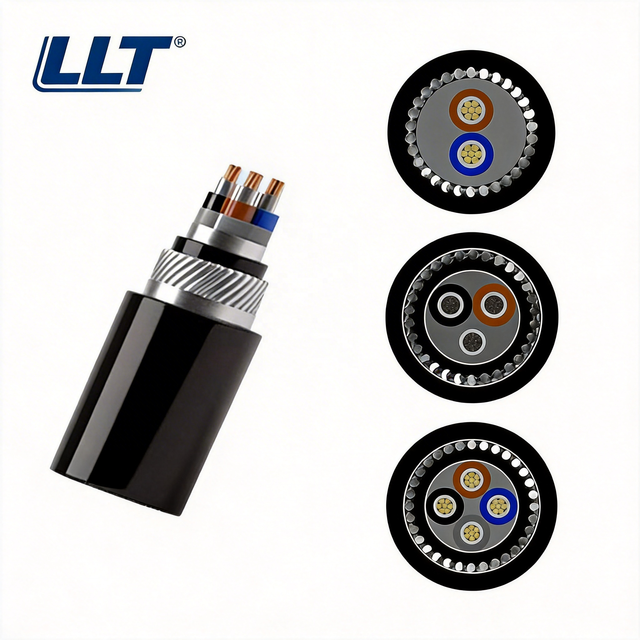 Robust Steel Wire Armored 2 Core 2.5MM² Fire Rated Cable Best for Tunnel Control System
