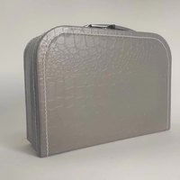 Individuell Bedruckte Mini-Karton Kinder-Babydecke Kofferförmige Kerzen-Geschenkbox mit Griff aus Recycling-Materialien