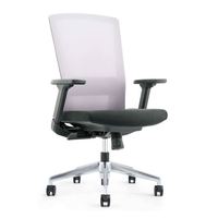 Remplacement d'accoudoirs pour chaise de bureau professionnelle, grande taille, en vinyle géométrique coloré moderne, avec base en inox