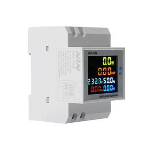 Medidor de Energía para Riel DIN NIN D52-2066, Pantalla LCD de Voltaje y Corriente CA, Medidor de Voltios y Amperios Monofásico, Frecuencímetro - Product Image 3