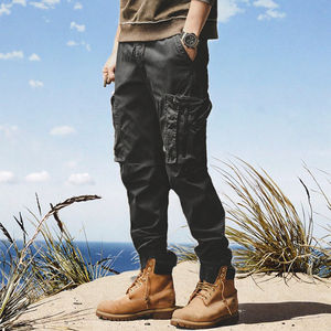 กางเกงคาร์โก้ผู้ชายคุณภาพสูงปี 2026 ผ้าฝ้าย 100% กระเป๋าใหญ่ สไตล์ลำลอง ทรงเข้ารูป ขอบเอวยางยืด ระบายอากาศได้ดี สไตล์เรโทร - Product Image 3