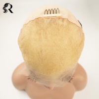 Perruque indienne blonde 613 100% cheveux humains longs, sans colle, avec dentelle 360, pré-épilée, cheveux Remy, dentelle transparente, densité 150%, toutes les couleurs