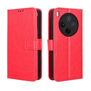 Funda de Cuero con Diseño de Crazy Horse para Teléfono VIVO Y500 Pro 5G - Product Image 1