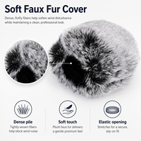 Housse de protection personnalisée pour microphone Blue Yeti, pare-vent en fourrure, ajustement parfait, couverture complète, accessoire pour microphone de bureau