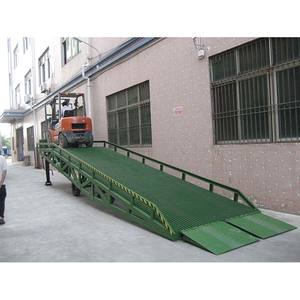 Platform Penyangga Ramp Yard Hidrolik Vertikal Bergerak HD 10T Bertenaga AC, Meja Angkat Portabel 8ft <span class=keywords><strong>X</strong></span> 6ft untuk Kendaraan - Product Image 2