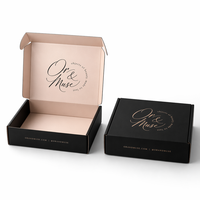 Boîtes d'emballage cadeau personnalisées avec boîtes d'expédition pliables Impression de logo supplémentaire Boîtes rigides auto-scellantes pour l'envoi de cadeaux