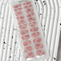 Winsome Beauty Autocollants pour ongles en gel UV 2D écologiques longue durée, semi-durcis, pour manucure