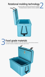 Enfriador <span class=keywords><strong>de</strong></span> acampada al aire libre, modelo Popular, 75qt, rotomoldeo, caja <span class=keywords><strong>de</strong></span> hielo, enfriador, 2022 - Product Image 3