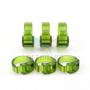 Hoge Kwaliteit 15.28 Mm Groene Kleur Gevogelte En Grote Vogels Ringen Open Plastic Voet <span class=keywords><strong>Ring</strong></span> Voor Valk - Product Image 2