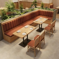 Chaise de table à manger en bois massif anti-rayures avec cadre stable et assise courbée de qualité supérieure pour restaurant de fondue et barbecue