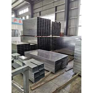 वाटरप्रूफ एल्यूमीनियम हवादार केबल ट्रे सपोर्ट रेसवे पाउडर लेपित 400x100 आउटडोर मेटल स्टील जीआई गैल्वेनाइज्ड केबल ट्रंकिंग - Product Image 4