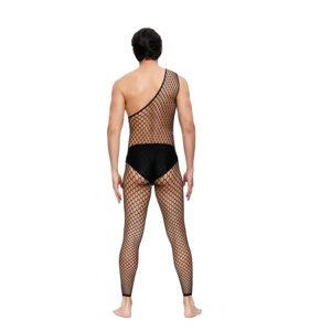 Collant sexy en nylon et élasthanne, lingerie en résille, sous-vêtements en maille pour hommes sissy - Product Image 6