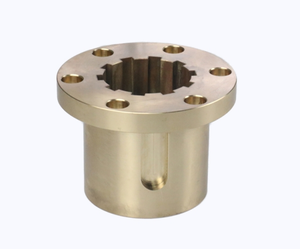 Buje de bronce de estaño CuSn12, buje de bronce de aluminio C60600, buje de bronce Bc6c para máquina cortadora, buje de bronce con media brida para excavadora, buje deslizante para brazo de excavadora - Product Image 1