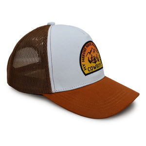 Casquette Trucker en Toile avec Logo Brodé Personnalisé, Dos en Maille, Réglable, 5 Panneaux, Snapback, pour Hommes et Femmes - Product Image 5