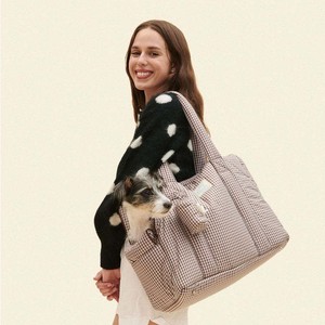 Nuevo Transportín para Mascotas con Logotipo OEM, Ecológico, Ligero, de Gran Capacidad, con Porta Bolsas para Excrementos, Bolsa de Viaje Acolchada para Perros y Gatos - Product Image 1