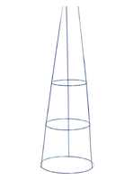 Support de Jardin Robuste en Acier pour Pivoines et Plantes Herbacées, Cage de Bordure pour Fleurs Perpétuelles (3 X Cadre pour Pivoine) 54cm