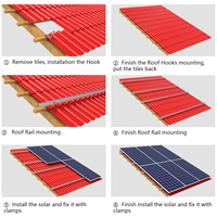Vente en gros de pinces de toit en métal pour panneaux solaires en aluminium Support de montage de module PV pour joint debout pour installation de toit en étain