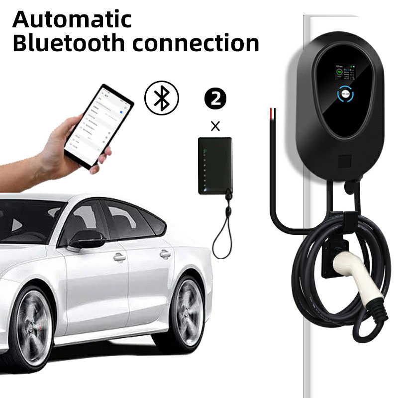 Проектирование производителя Wallbox Коммерческий Ev Ac 7kw 11kw 22kw Электрическая зарядная станция для автомобилей с 5-метровым кабелем