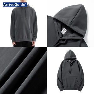 Felpa con Cappuccio Calda in Velluto Felpato Tinta Unita 600G, Vestibilità Comoda, per Uomo e Donna, Disponibile per Autunno e Inverno - Product Image 4