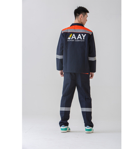 Vêtements <span class=keywords><strong>de</strong></span> travail réfléchissants <span class=keywords><strong>de</strong></span> sécurité routière à haute visibilité Chemises et pantalons <span class=keywords><strong>de</strong></span> <span class=keywords><strong>travailleurs</strong></span> <span class=keywords><strong>de</strong></span> Logo personnalisé <span class=keywords><strong>de</strong></span> Construction minière pour hommes - Product Image 5