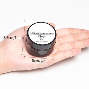 Gel UV solide pour <span class=keywords><strong>extension</strong></span> d'ongles, sculpture florale, nail art, gel de construction <span class=keywords><strong>semi</strong></span>-<span class=keywords><strong>permanent</strong></span>, vernis à ongles pour <span class=keywords><strong>extension</strong></span> des doigts - Product Image 5