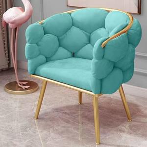 أريكة وردية رخيصة كراسي مفردة مخملية بتصميم إسكندنافي مصنوعة من المعدن بتصميم فاخر معدة حديثة لغرفة المعيشة المنزلية مجموعة أرائك أثاث - Product Image 6