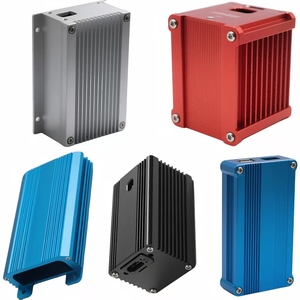 Carcasa de Aluminio Anodizado Personalizada OEM para Amplificador, Mecanizado CNC, Extrusión de Aluminio, Servicios de Doblado, Corte y Soldadura Incluidos - Product Image 2
