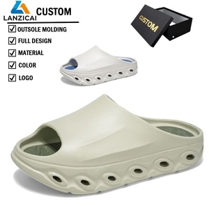 Sandales et mules pour hommes en EVA, à bout rond, semelle épaisse et souple, haute stabilité, soutien renforcé, personnalisables - Product Image 1