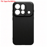 Coques en TPU mat pour Oppo Find X9s Pro, vente en gros par le fabricant, coque arrière givrée souple, noir