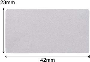 Etiquetas rectangulares de forma para rascar, para tarjetas de deflector, DIY, para fiestas, dibujo de la suerte - Product Image 3