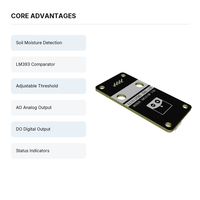 Modul Sensor Kelembaban Tanah Resistif Sensor Lingkungan dengan Output Analog Digital untuk Pemantauan Tanaman Arduino