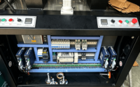 Machine automatique à grande vitesse pour boîtes octogonales, 20 à 50 pièces minimum, pour la préparation de repas, les services de livraison, l'emballage alimentaire et les fournitures de magasin.