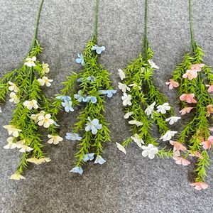 Fiori di Crisantemo Artificiali in Seta Fatti a Mano, Grandi Mazzi con Filo Dorato a 12 Teste per il Festival Qingming, Funerali e Culto degli Antenati - Product Image 5