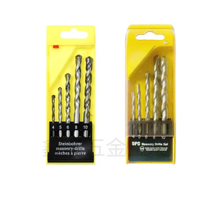 Jeu de forets à maçonnerie Xinrun Tools 4-10 mm, spirale en carbure, perçage à percussion pour mur en béton - Product Image 1
