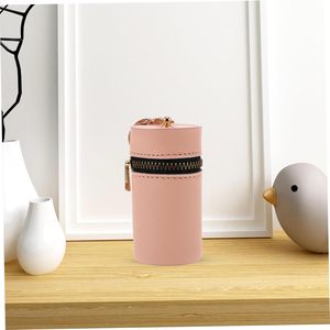 Manufacture <b>Compact</b> Lipstick Zipper Bag Portable Closure Custom Print <b>Makeup</b> Lipstick Storage Pouch Bag for Travel - Product Image 4