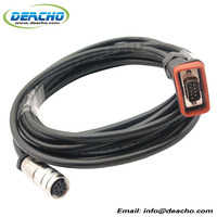 Câble de commande AISG RET, RRU vers RCU, antenne, câble assemblé contrôlé électriquement, DB9 mâle vers AISG femelle, étanche IP67