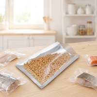 Sacs sous vide en plastique pour filets de poisson congelés en gros, emballage alimentaire, sacs sous vide en aluminium et plastique pour scelleuses sous vide alimentaires