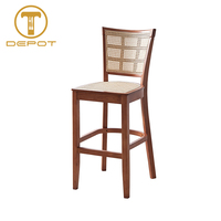Chaise de salle à manger en bois massif, structure entièrement en bois, sans rembourrage, chaise en bois pour la maison et les restaurants