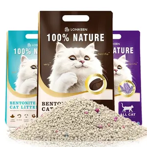 Buy Cat Litter Golden Manufactured Sand For Cat Wholesale Best Clean Bentonite Cat Litter