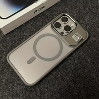 Support magnétique pliable multidimensionnel invisible compatible avec les coques de téléphone iPhone 17, 16, 15, 14, 13, 12, 11 Pro Max et Air